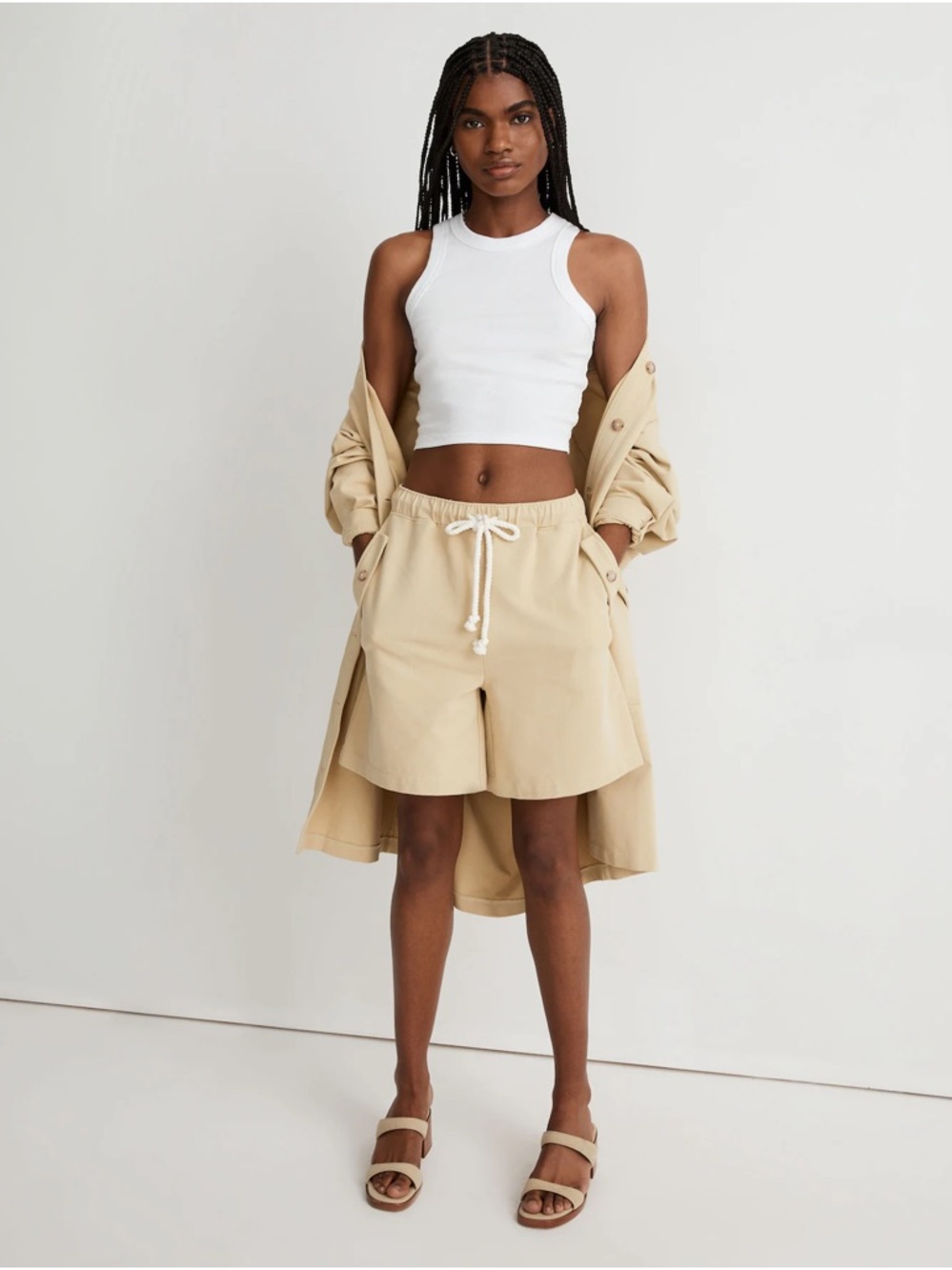 Madewell Structured Terry Pull-on Shorts